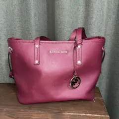 MICHAEL KORS サフィアーノレザー トートバッグ ボルドー