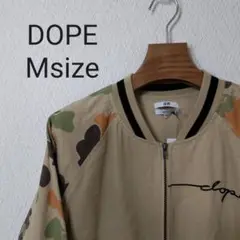 新品 タグ付き DOPE ドープ カモフラ柄 スタジアム ジャケット Mサイズ