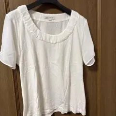 LAURA ASHLEY 半袖カットソー ホワイト Lサイズ　Tシャツのサムネイル