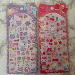 サンリオ キティちゃん ぷっくりシール 正規品 2枚