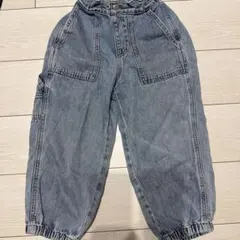 GU キッズ デニム ジョガーパンツ 120cm