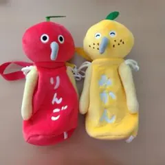 パンどろぼう ブロッコリーくじ ペットボトルホルダー みかんとりんご2個