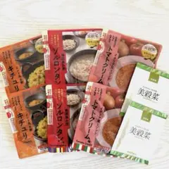 ブルックス　お粥　リゾット　6袋　（美穀菜２袋お付けします）のサムネイル