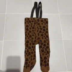 breezeヒョウ柄タイツ 70-80cm