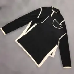 b2839.40 ANNE KLEIN カーディガン ノースリーブセット 黒と白