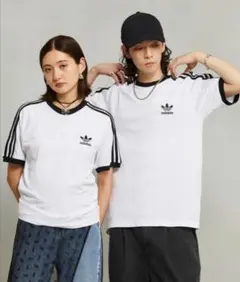adidas 　アディダス　オリジナルス　Tシャツ ホワイト　メンズ　レディース