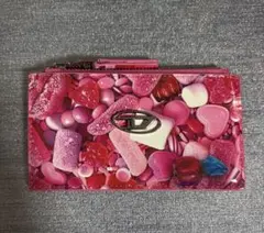 新品】DIESEL PLAY 財布 キャンディ柄 ピンク - メルカリ