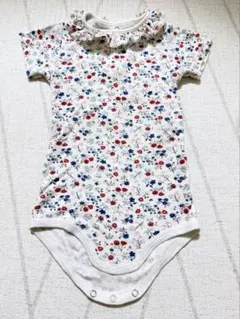 PETIT BATEAU 花柄 ロンパース 12m/74cmのサムネイル