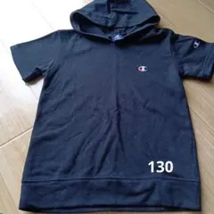 Champion フード付きTシャツ 130サイズ ブラック