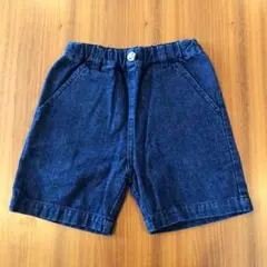 インディゴデニムハーフパンツ
