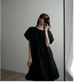 maison celon V Silhouette Dress ワンピース célon