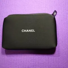 CHANEL未開封コンパクト ブラック ナイロン ポーチ