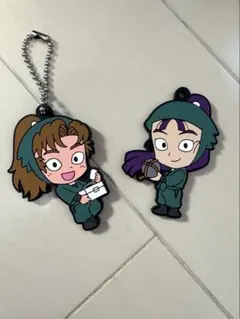 忍たま乱太郎 善法寺伊作 立花仙蔵 ラバーストラップ2個セット