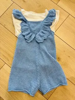 ZARA KIDS フリル付きロンパースとTシャツ