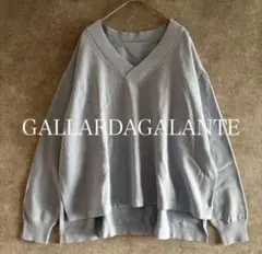 GALLARDAGALANTE｜ガリャルダガランテ｜Vネック 長袖ニット