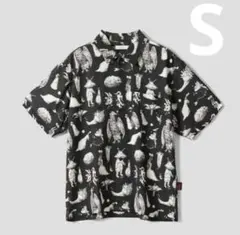 新品 グラニフ 刃牙道 侠客立ち｜オープンカラーシャツ Mサイズ 喧嘩師