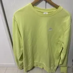 【お値下げ中！】Nike ライムグリーン クルーネック スウェット