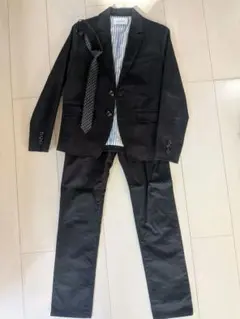 【ジェネレーター】generatorブラックスーツ☆ドットネクタイ付き☆