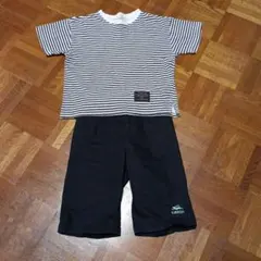 b.Rood ストライプTシャツ KAMVEN パンツ セットのサムネイル