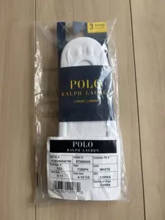 POLO RALPH LAUREN ホワイトソックス 3足セット
