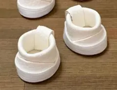 ぬい靴 10cmぬい用 合皮ブーツ 白