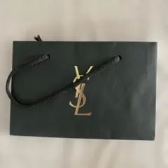 YSL ショップ袋 ミニ黒 ロゴ入り