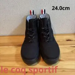 美品le coq sportif ルコックスポルティフハイカットスニーカー　24