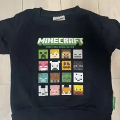 Minecraft マイクラ　キャラクター トレーナー 110センチ　黒