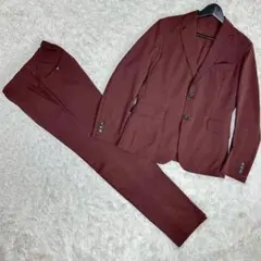 タグ付未使用】XLサイズ ZARA スーツ 紫パープル 新品 LL ボルドー