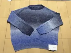 Classical Elf グラデーションブルー 長袖セーター
