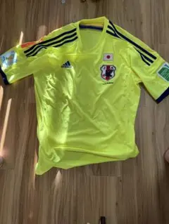 日本代表 FIFAワールドカップ アウェイ　イエロージャージ　パッチ付き