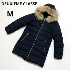 【DEUXIEME CLASSE】ラクーンファー　ダウンコート　ブラック　M