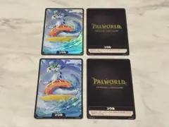 パルワールド ソウルカード 箔押しPRカード　4枚 パルワールドカードゲーム 限定箔押しPRカード 夏オコチョソウル