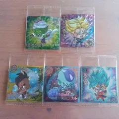 ドラゴンボール 超戦士シールウエハース超 超絶感謝の十周年　5枚セット