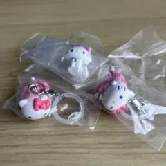 新品 ハローキティ チャーミーキティ 3点セット お手玉 めじるしアクセサリー