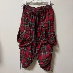 Na＋h エヌエープラスエイチ チェック柄ペプラムパンツ 未使用品