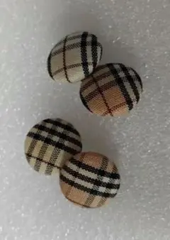 バーバリー　チェック　カフスボタン　カフリンクス