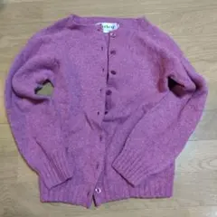 Hurley ピンク ニットカーディガン