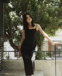 未使用タグ付☆Knuth Marf バックシアードレス ワンピース 結婚式 M