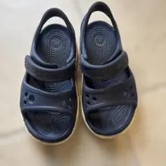 crocs ベビーサンダル ネイビー C7