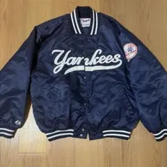 90s Cooperstown ニューヨークヤンキース サテンスタジャンXXL - メルカリ