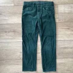 H&M 120サイズ　コーデュロイ　深緑　ロングパンツ