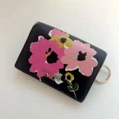 未使用　kate spade ケイトスペード　二つ折り財布　ミニウォレット　花柄