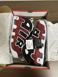 Nike Air More Uptempo 赤黒 新品タグ付き