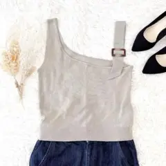 Capsule Color ワンショルダー ベージュ Lサイズ