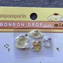 ポムポムプリン ボンボンドロップシールmini