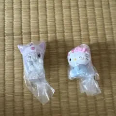 サンリオガチャ クロミとキティちゃんのマスコットチャームセット