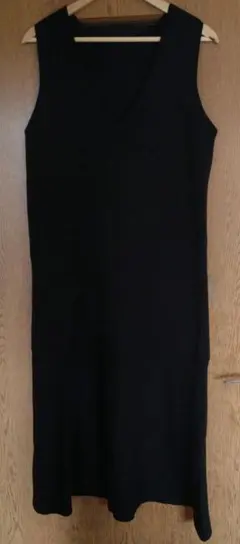 m*様 GU ジーユー マーメードニットジャンパードレス ブラック XL