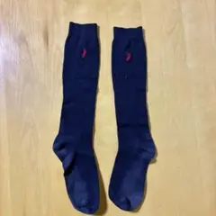 ワンポイントハイソックス（ネイビー）