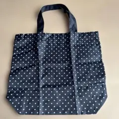 ドット柄 エコバッグ サブバッグ